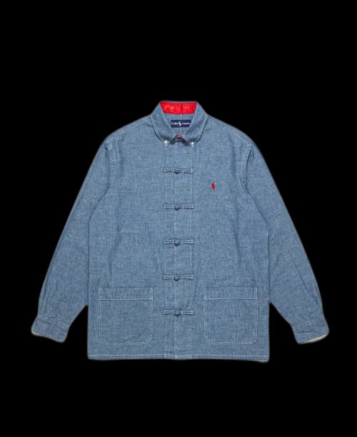 CLOT x Polo by Ralph Lauren Chen Shirt Jacket Blue
