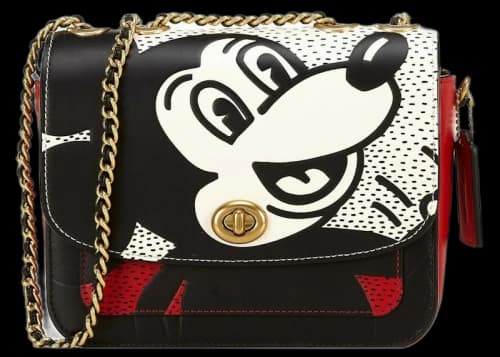 Coach x Keith Haring Disney Madison Shoulder Bag Black