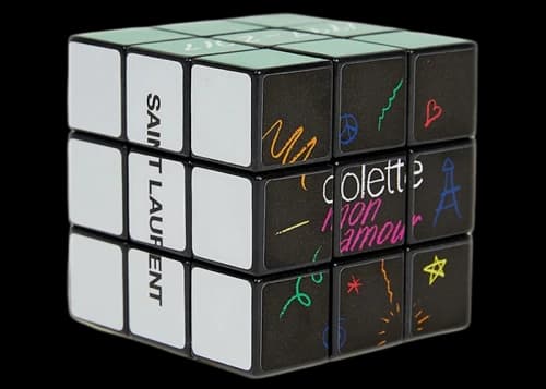 Colette Mon Amour x SAINT LAURENT Rubiks Cube