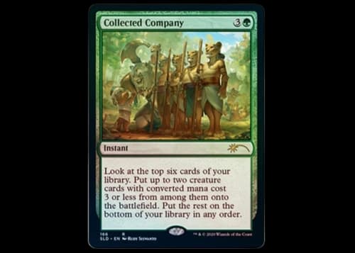 Collected Company (Foil) Secret Lair Drop Series Rare #166 (Ungraded)