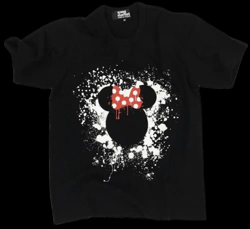 Comme des Garcons Black Market x Disney Tee Black