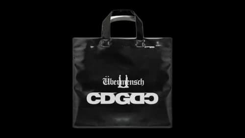 Comme des Garcons G-DRAGON Ubermensch PVC Tote Bag Black