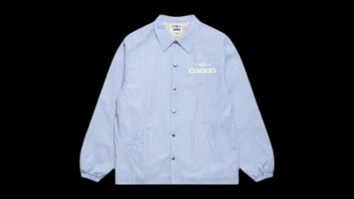Comme des Garcons G-DRAGON Ubermensch Striped Over Shirt Blue