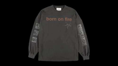 ComplexCon x Young Thug Uy Scuti x Born On Fire L/S Tee Black