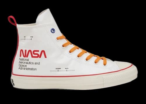 Converse Chuck Taylor All Star 100 Hi Spacesuit NASA White Orange
