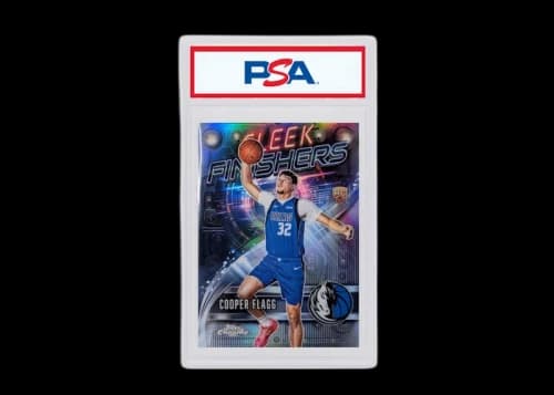 Cooper Flagg 2025-26 Topps Chrome Sleek Finishers Rookie SF-21 (PSA or BGS Graded)