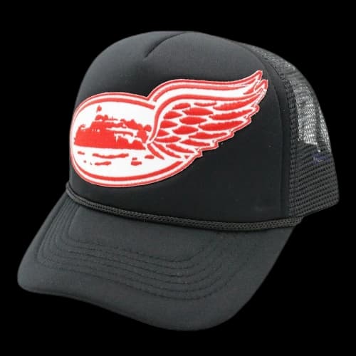 Corteiz Alcatraz Wing Trucker Hat Black/Red/White