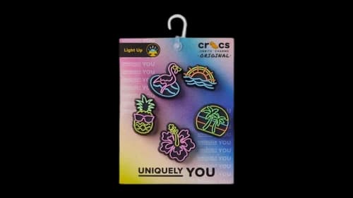 Crocs Lights Up Neon 5 Pack Jibbitz