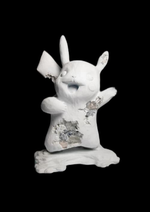 Daniel Arsham x Pokémon x Parco Museum Tokyo Relics of Kanto Through Time Pikachu Poster