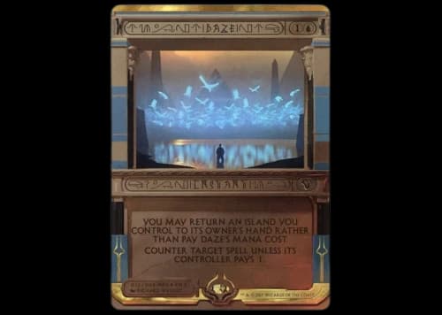Daze (Foil) Masterpiece Series: Amonkhet Invocations Mythic #12 (Ungraded)