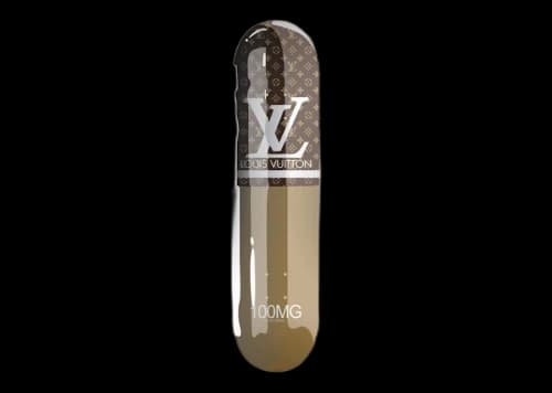 Denial Designer Drugs Louis Vuitton Skateboard Deck Multi