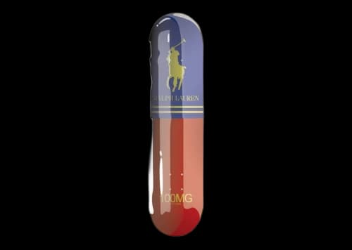 Denial Designer Drugs Ralph Lauren Skateboard Deck Multi