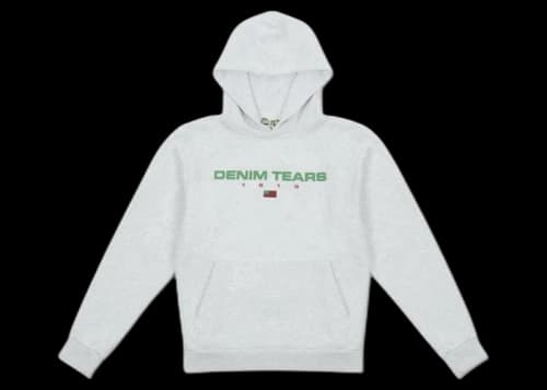 Denim Tears 1619 Tyson Beckford Hoodie Heather Grey