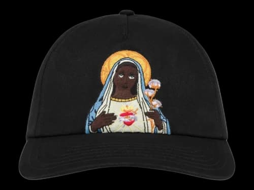 Denim Tears Black Mary Cap Black