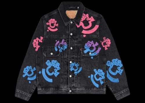 Denim Tears Bstroy Tears Type-2 Denim Trucker Jacket Washed Black