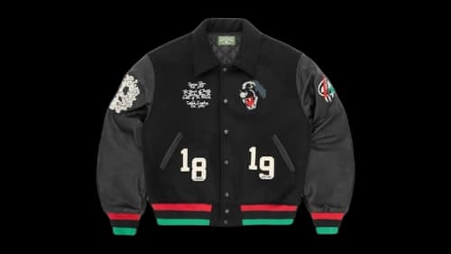 Denim Tears x Corteiz Panther Varsity Jacket