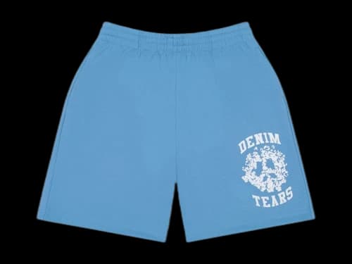 Denim Tears Denim University Mesh Shorts Light Blue