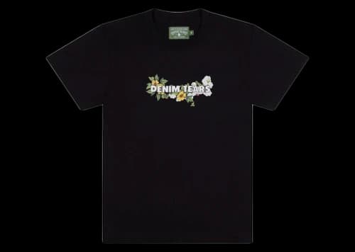 Denim Tears Logo Tee Black