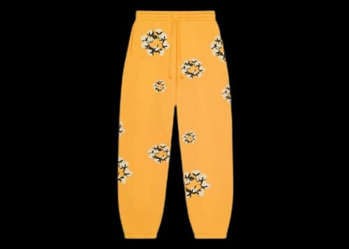 Denim Tears x CPFM Cactus Tears Wreath Sweatpants Yellow