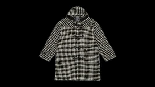 Denim Tears x Stussy Spade Jacquard Duffle Coat Multicolor
