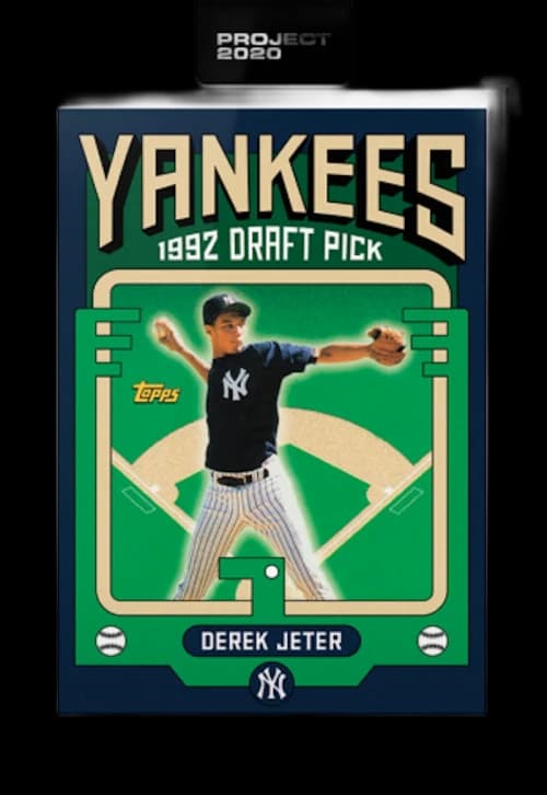 Derek Jeter 1993 Topps Project 2020 Grotesk Artist Proof /20 #59
