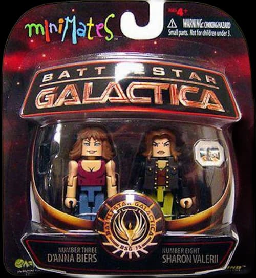 Diamond Select Toys Battlestar Galactica Modern Series 3 MiniMates D'anna Biers & Sharon Valerii Minifigure (2-Pack)