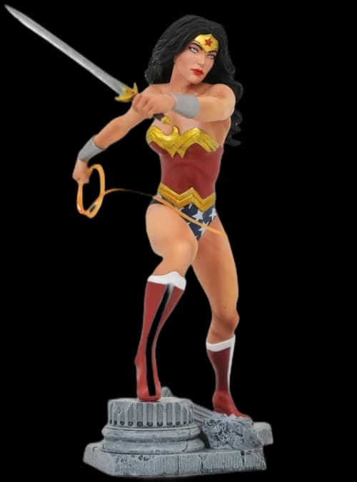 Diamond Select Toys DC Gallery Wonder Woman Collectible (Red/White/Blue) PVC Statue