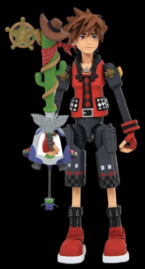 Diamond Select Toys Disney Kingdom Hearts 3 Toy Story Sora Valor Form Action Figure