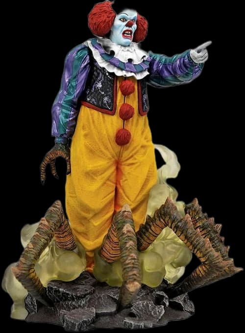Diamond Select Toys IT Gallery Pennywise 1990 Version Collectible PVC Statue