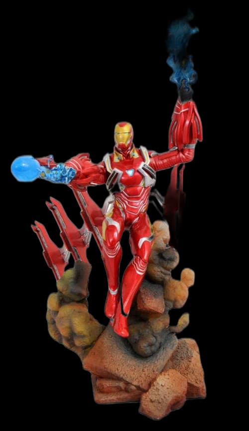 Diamond Select Toys Marvel Gallery Iron Man Mark 50 Helmet On Collectible PVC Statue