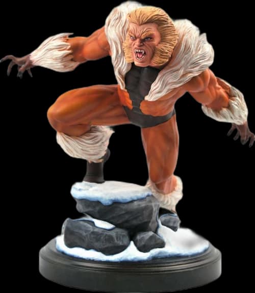Diamond Select Toys Marvel Premier Collection Sabertooth Comic Version Statue
