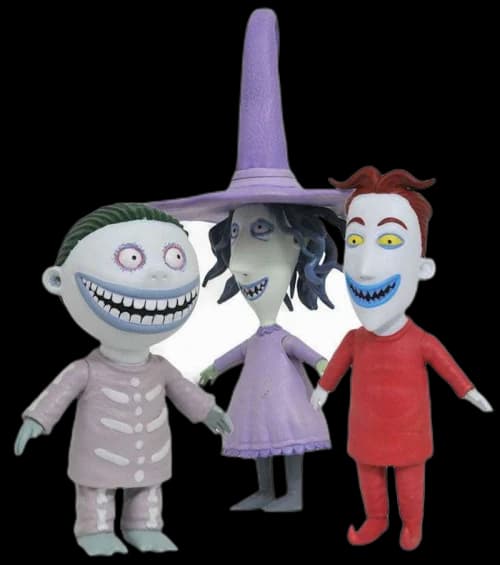 Diamond Select Toys Nightmare Before Christmas Best of Series 1 Lock, Shock and Barrel Action Figure