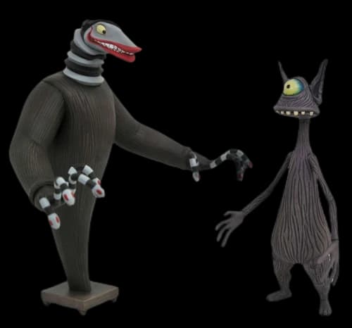 Diamond Select Toys Nightmare Before Christmas Creature Under the Stairs & Cyclops Action Figure (2-Pack)