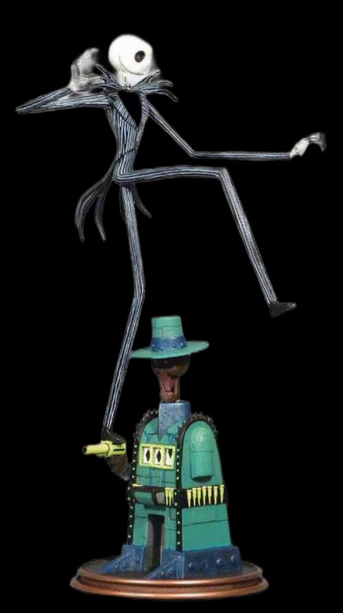 Diamond Select Toys Nightmare Before Christmas Movie Gallery Jack Skellington Lair PVC Figure Statue