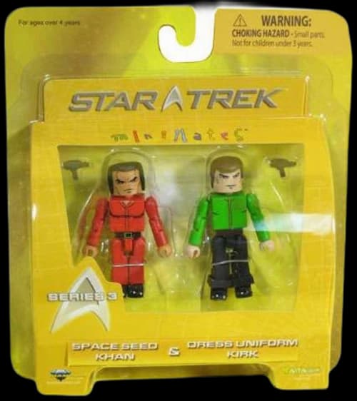 Diamond Select Toys Star Trek Minimates Series 3 Space Seed Khan & Dress Uniform Kirk Minifigure (2-Pack)