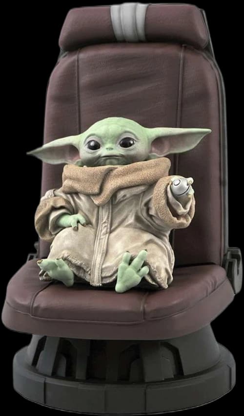 Diamond Select Toys Star Wars The Mandalorian The Child in Chair Half-Scale Bust