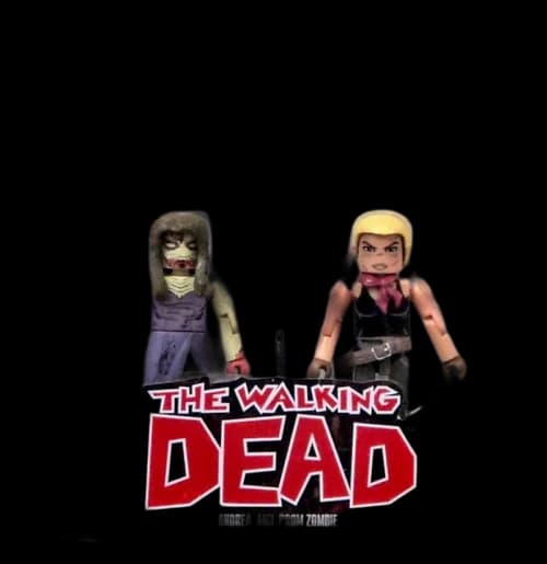 Diamond Select Toys The Walking Dead Minimates Series 7 Andrea and Prom Zombie Toys 'R Us Exclusive Minifigure (2-Pack)
