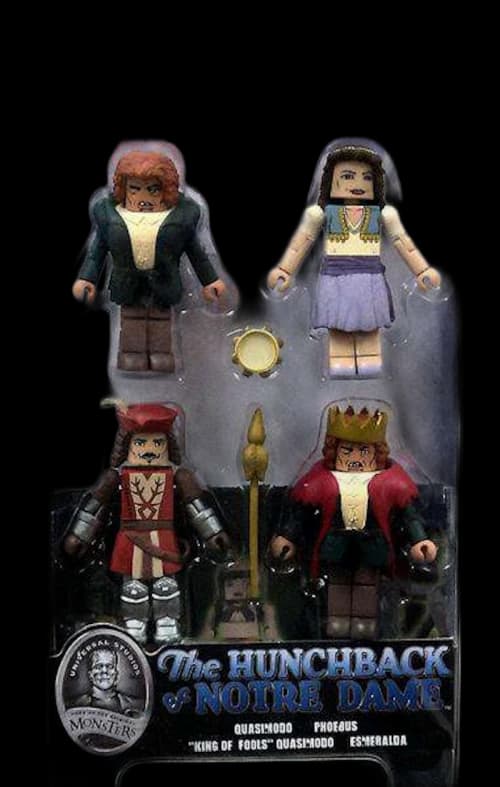Diamond Select Toys Universal Monsters MiniMates The Hunchback of Notre Dame Minifigure (4-Pack)