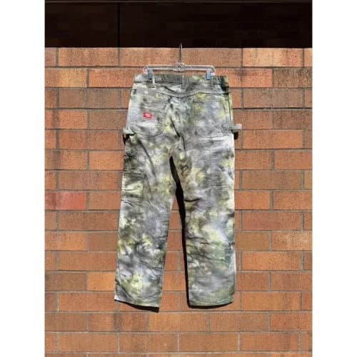 Dickies Hand Dyed 1/1 Vintage Tie Dye Camo Carpenter Pants