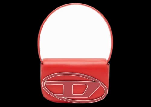 Diesel 1DR Shoulder Bag Nappa Leather Red