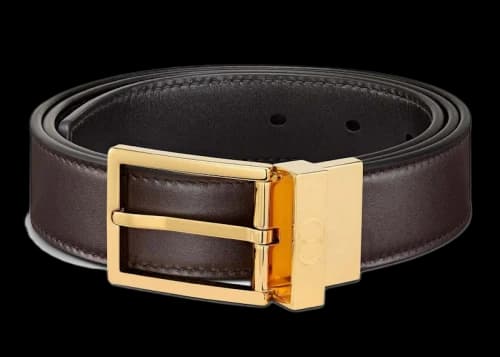Dior Reversible Smooth Calfskin Leather Belt Brown/Black