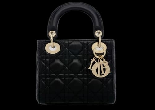 Dior Lady Dior Cannage Mini Black