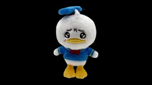 Disney Crying Face-Donald Duck Keychain