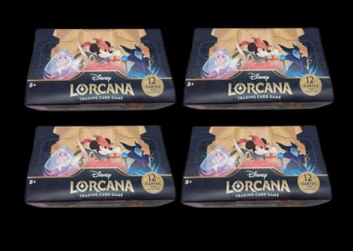 Disney Lorcana TCG The First Chapter Rise of the Floodborn Booster Box (French) 4x Lot
