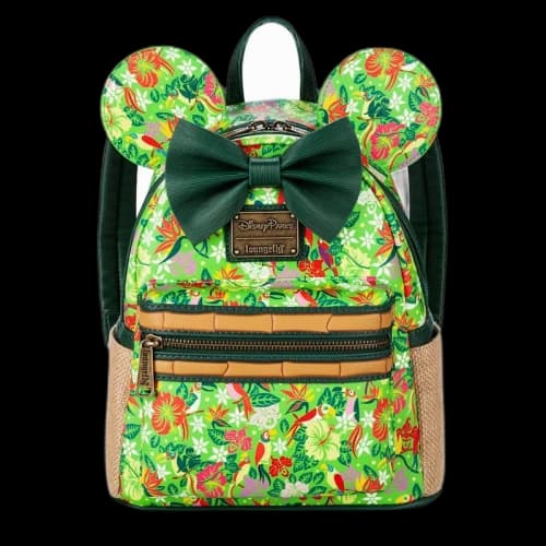 Disney Minnie Mouse Main Attraction May Enchanted Tiki Room Loungefly Backpack