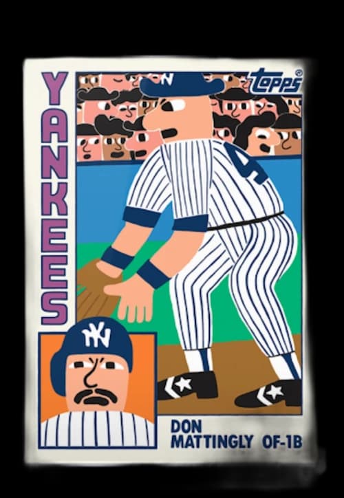 Don Mattingly 1984 Topps Project 2020 Keith Shore Artist Proof /20 #13