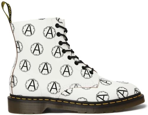 Dr. Martens 8-Eye Supreme x Undercover Anarchy White