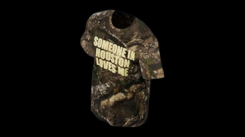 Drake Someone Loves Me City T-shirt Camo/Houston