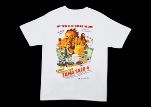 DropX™️ Exclusive: Benny the Butcher x Bricks & Wood x Coachella Movie Poster Tee White