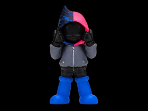 DropX™ Exclusive: Faile x Deluxx Fluxx x ToyQube Astro Boy Hoodie Figure Black Light